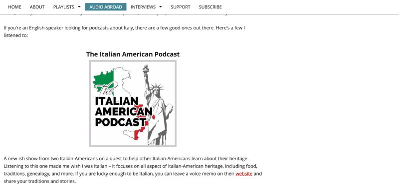 Write-up about the podcast on "Podcast Broadcast" website.